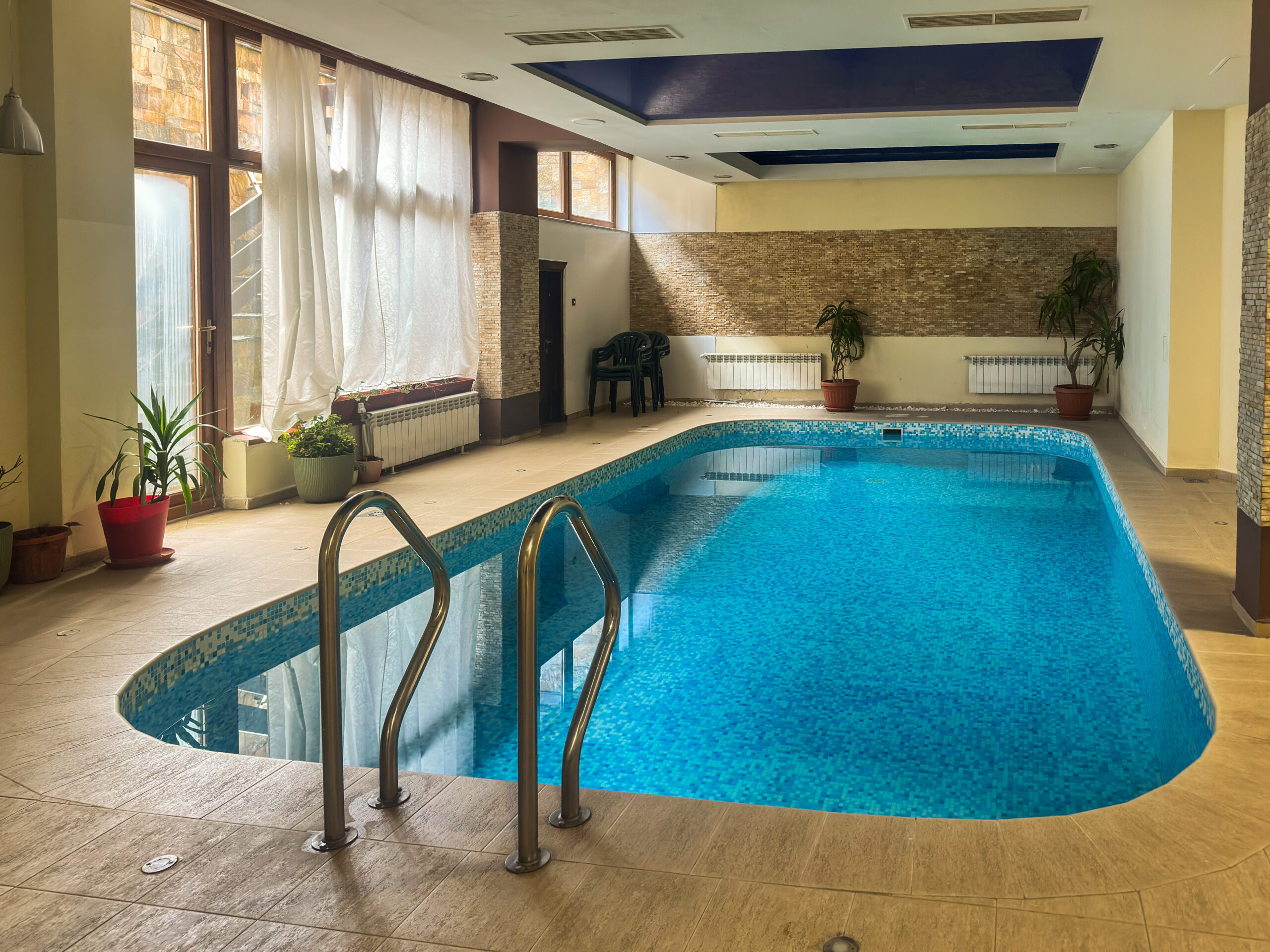 Spa and garden at Valentina Bansko